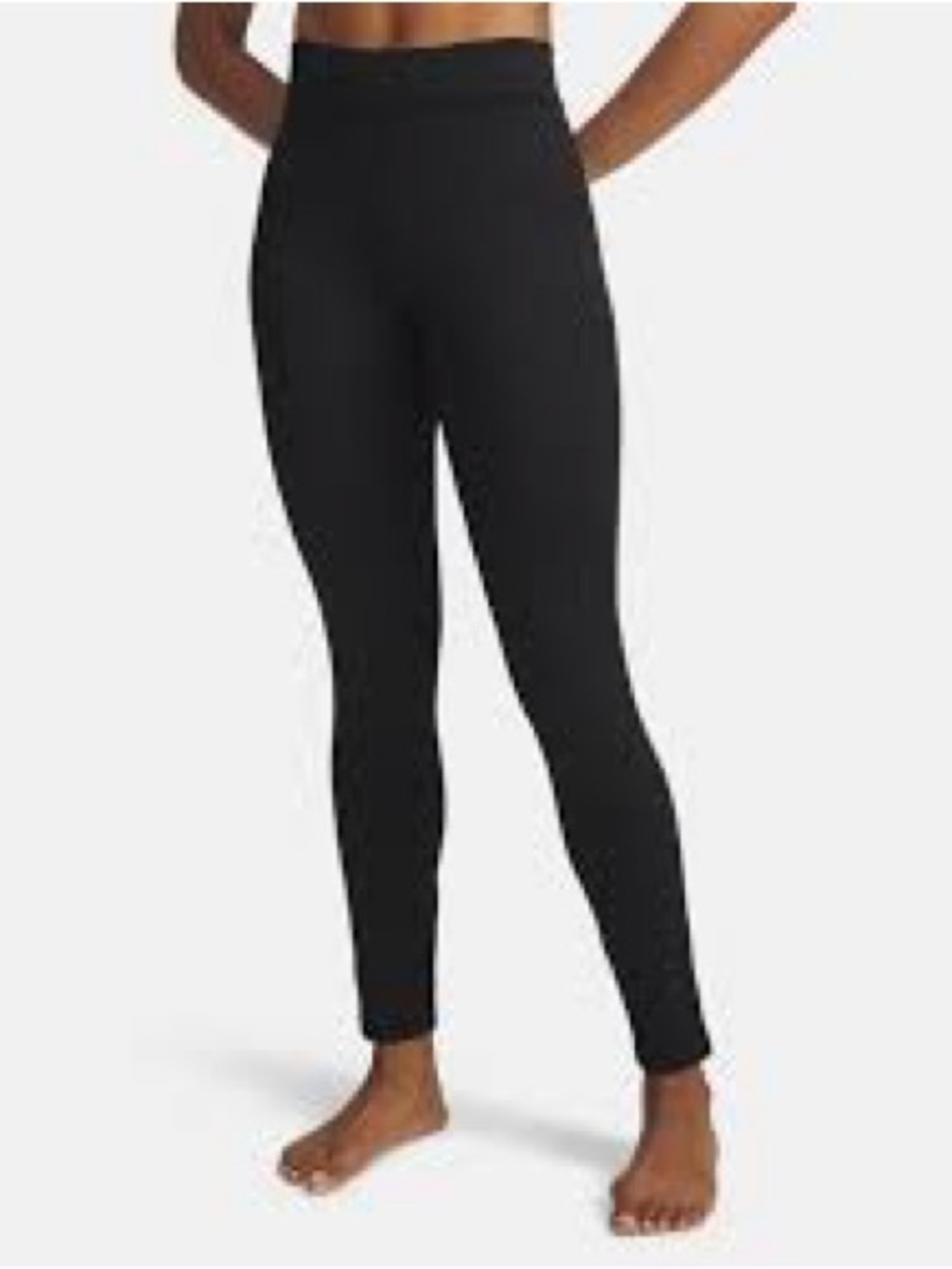 Athletic Works Black High-Waist Leggings